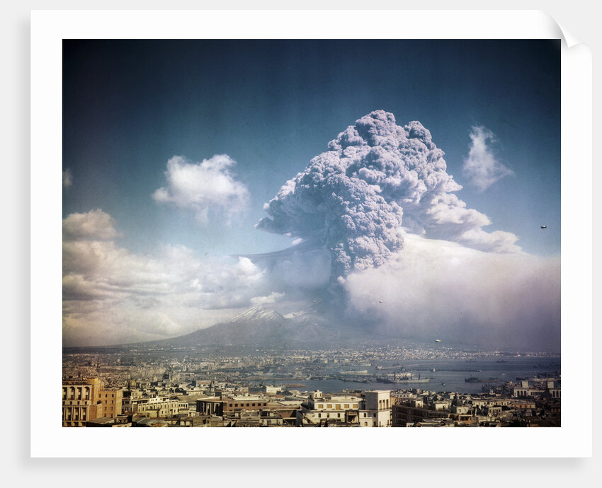 Mount Vesuvius Erupting by Anonymous