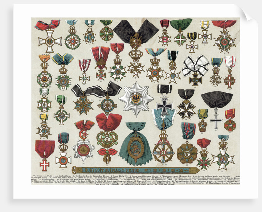 Forty German Medals by Anonymous