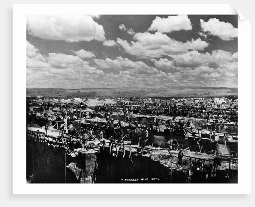 Kimberley Mine View Of Diamond Mining by Anonymous