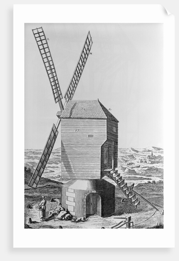 Revolving Windmill & Building Holland by Anonymous