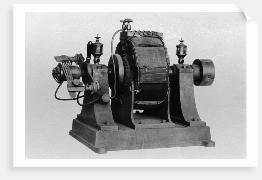 Closeup Of Early Electric Motor by Anonymous