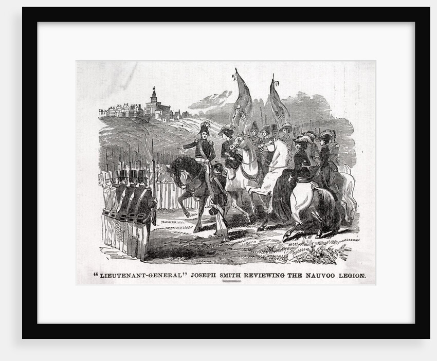 Joseph Smith Reviewing Soldiers (Illus.) by Anonymous