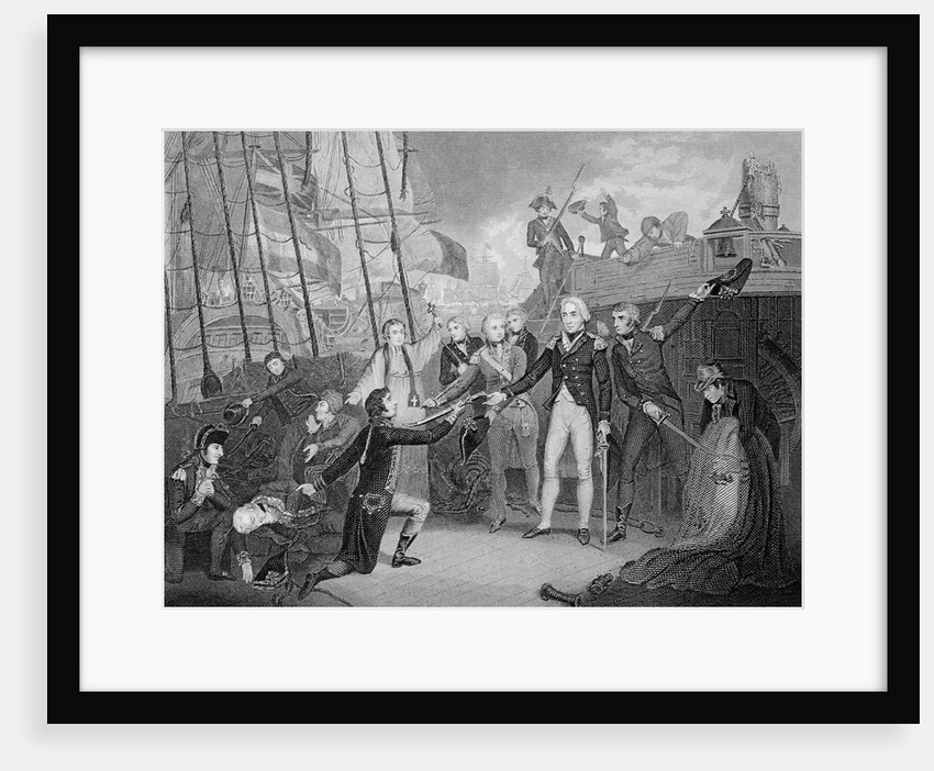 Spanish Surrender To Admiral Nelson by Anonymous