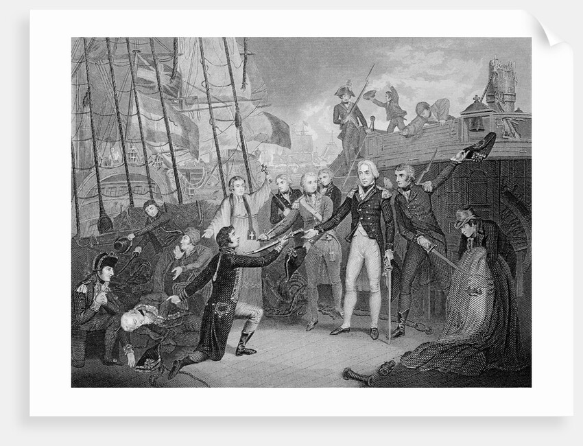 Spanish Surrender To Admiral Nelson by Corbis