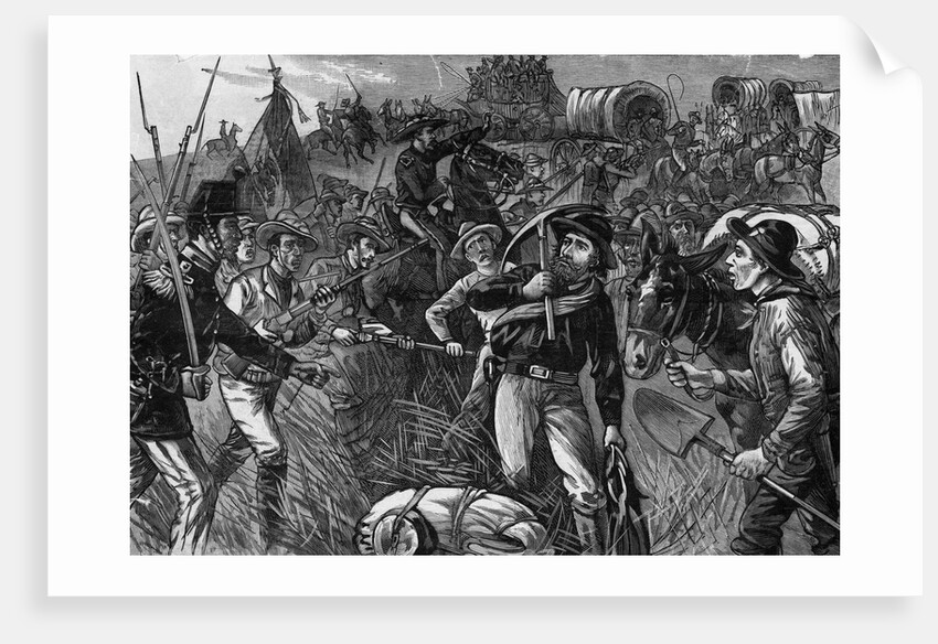 Illus.;Gold Seekers Halted By Mexicans by Anonymous