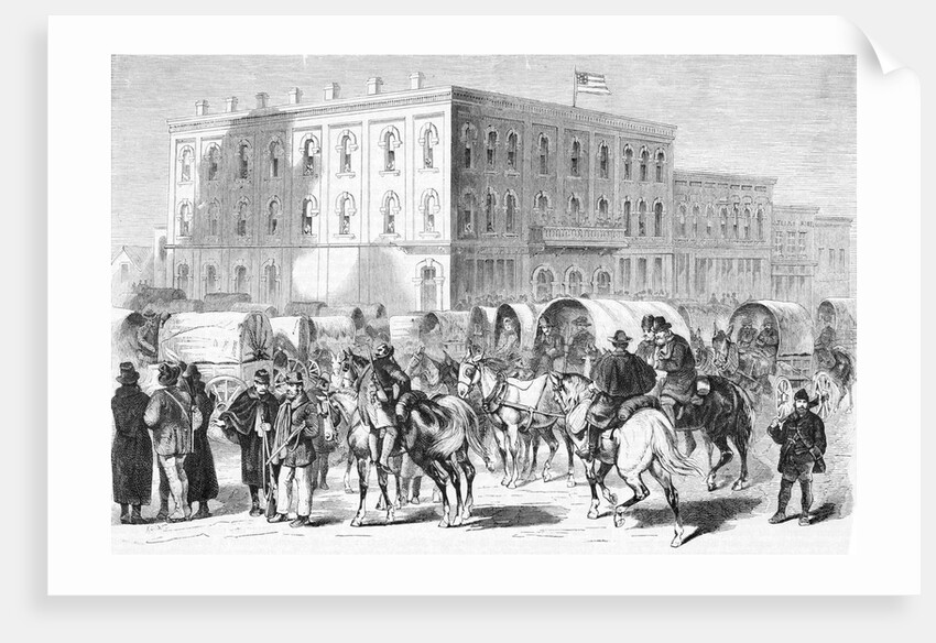 Illus.;Golddiggers Leave For Black Hills by Anonymous