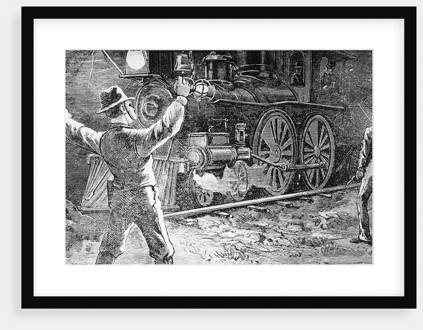 Illus.;Jesse James Waves To Train by Anonymous