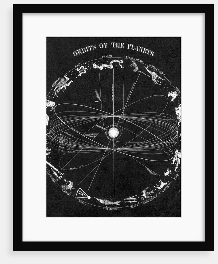 Illus.;Orbit Of The Planets,Constellatio by Anonymous