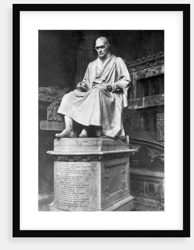Statue Of Inventor James Watt by Anonymous