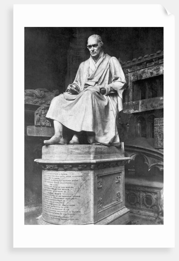 Statue Of Inventor James Watt by Anonymous