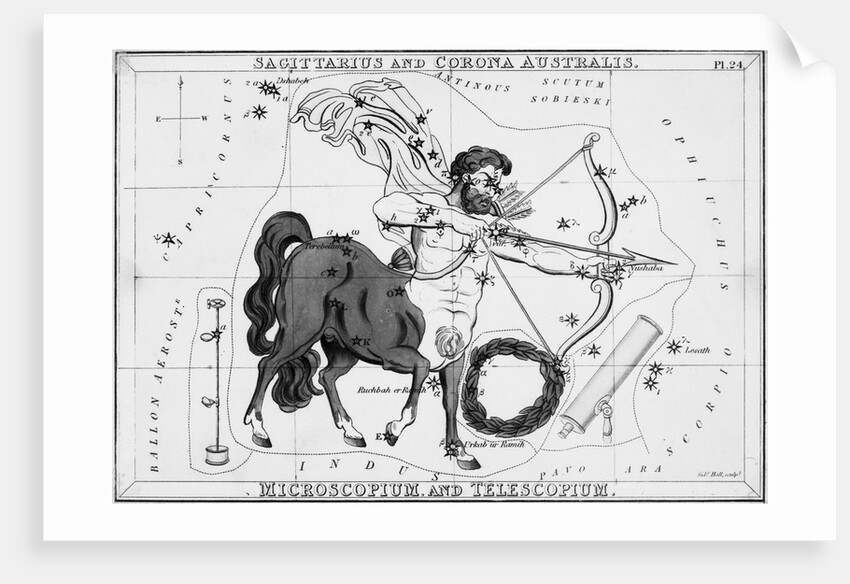 Sagittarius & Other Constellations by Anonymous