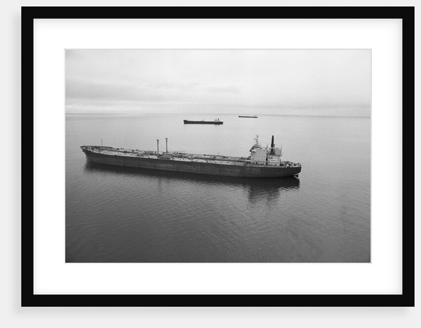 Oil Tankers at Various Distances by Anonymous