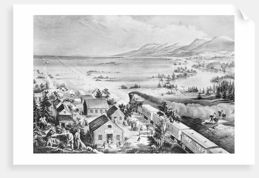 Westward the Course of Empire Takes its Way Lithograph by Currier & Ives