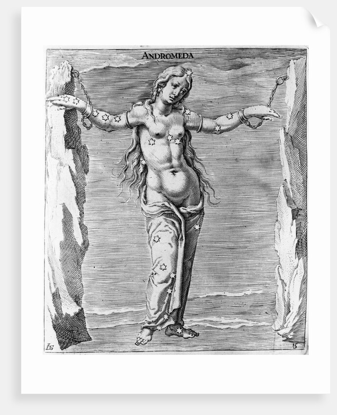 Engraving of Constellation Andromeda by Anonymous