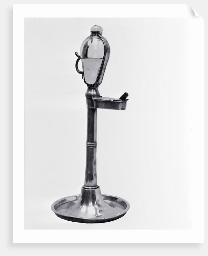 Oil Clock by Anonymous