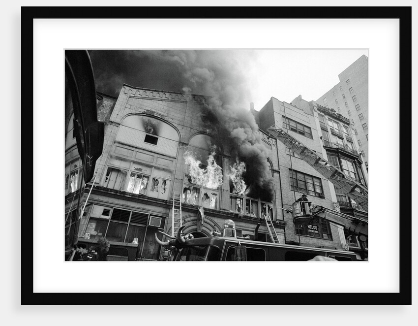 Burning Building by Anonymous