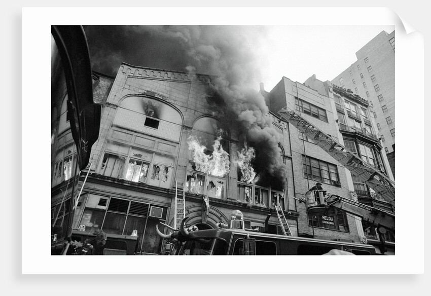 Burning Building by Anonymous