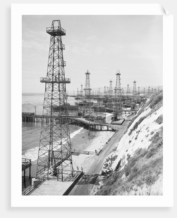 Oil Well Field by Anonymous