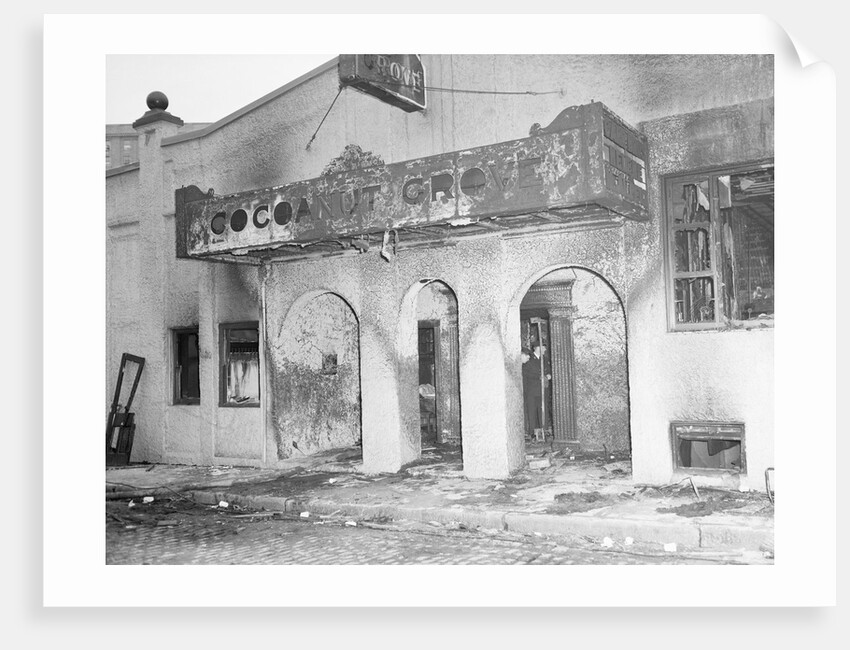 Burned Out Night Club by Anonymous