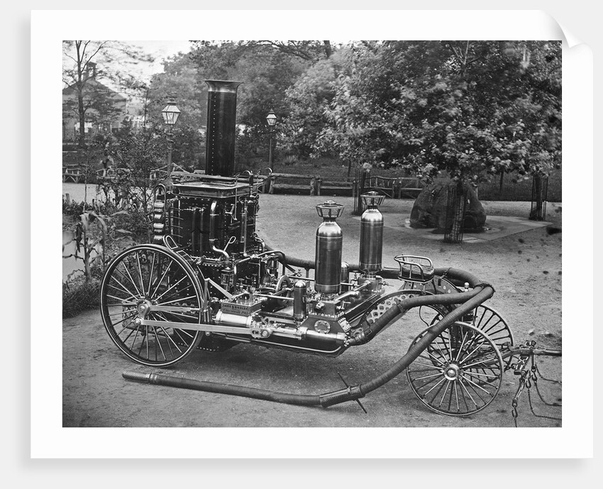 Antique Fire Engine by Anonymous
