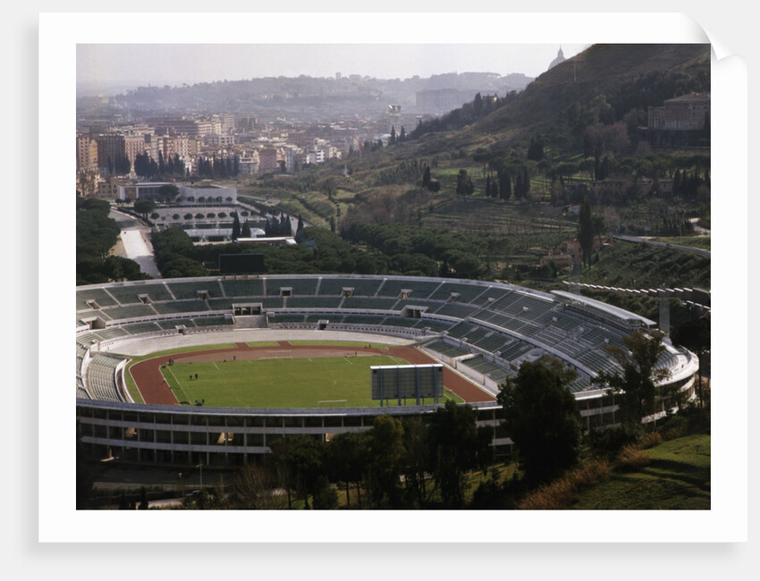 Aerial View Of Olympic Stadium by Anonymous