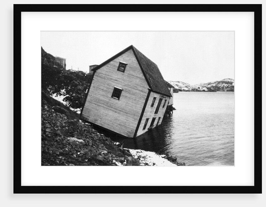 Store Falling into Ocean by Anonymous