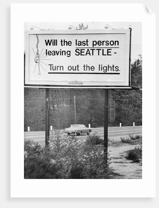 Last Person Leaving... Billboard by Anonymous