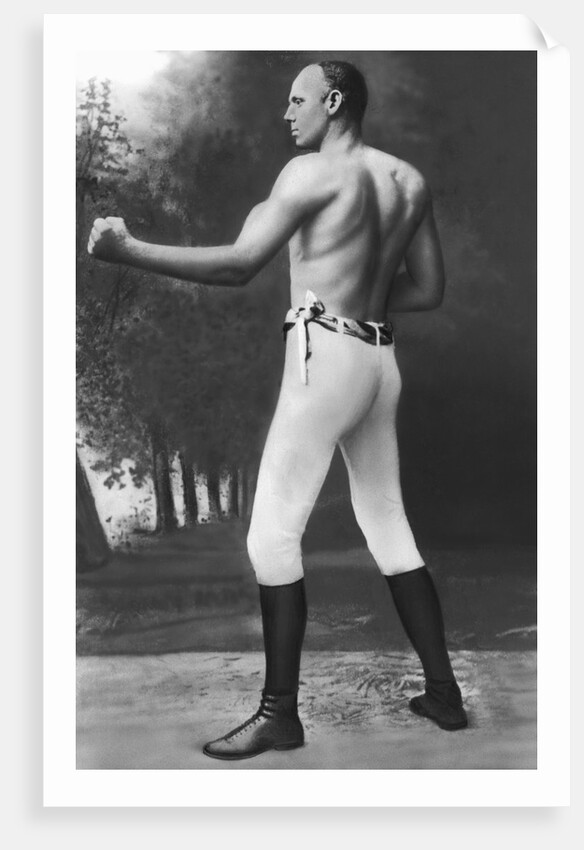 Full Length Muscular Bob Fitzsimmons by Anonymous