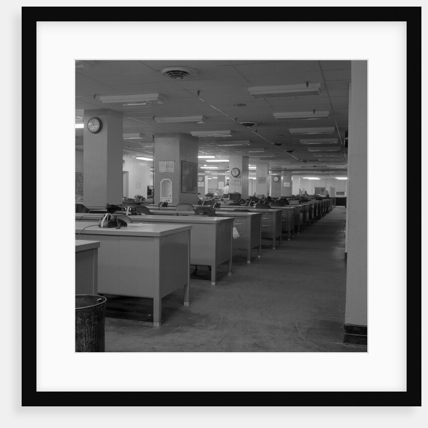 Empty Newspaper Office by Anonymous