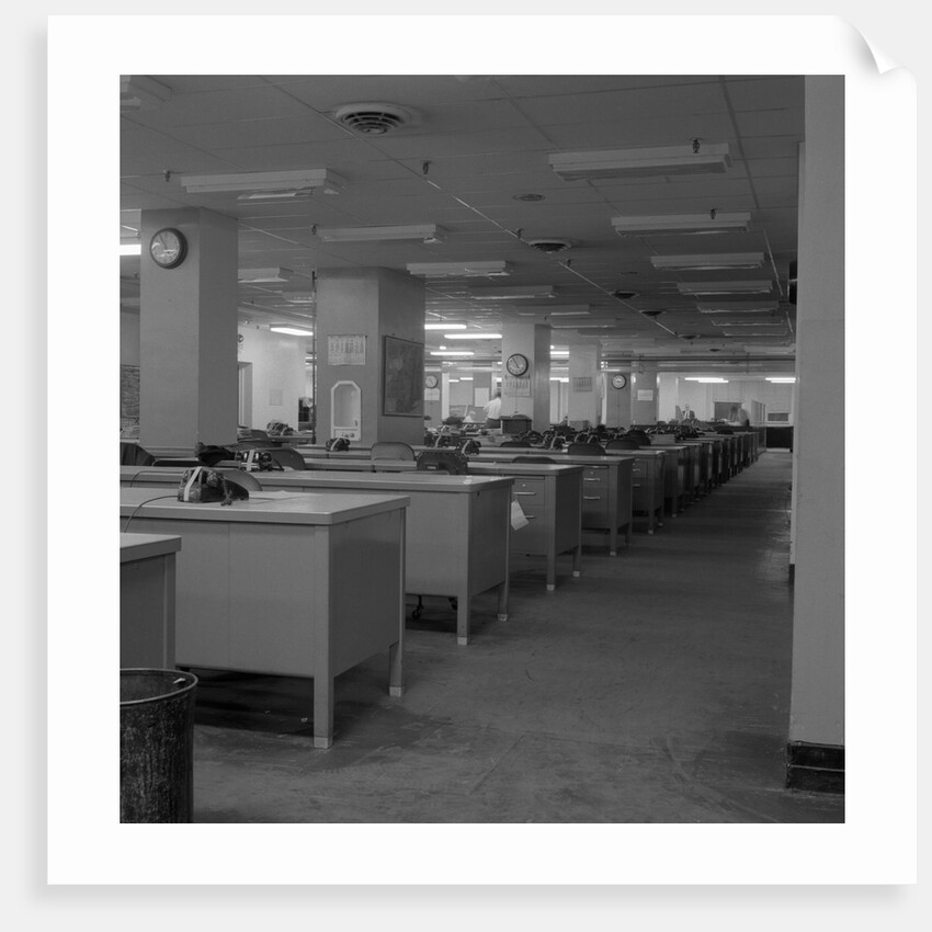 Empty Newspaper Office by Anonymous