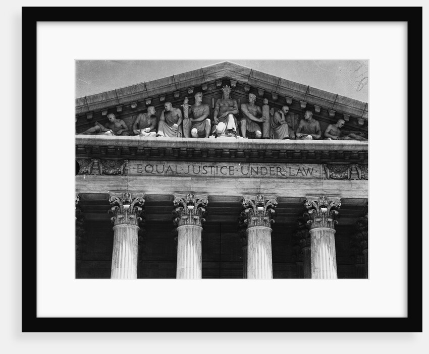 Pediment Of The Supreme Court by Anonymous