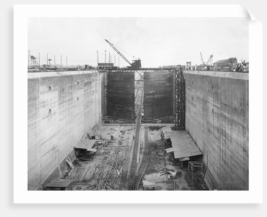 Construction on the Panama Canal by Anonymous