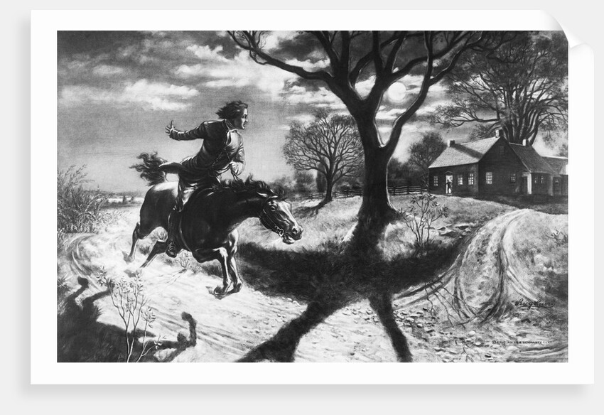 The Midnight Ride of Paul Revere by Percy Reeves
