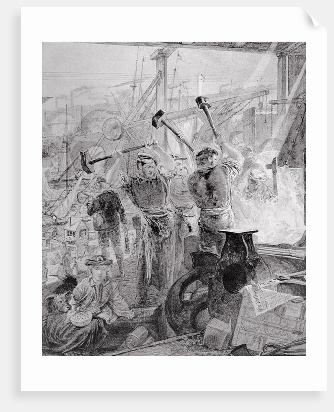 Victorian Scene Of Workshop Of Nation by Anonymous