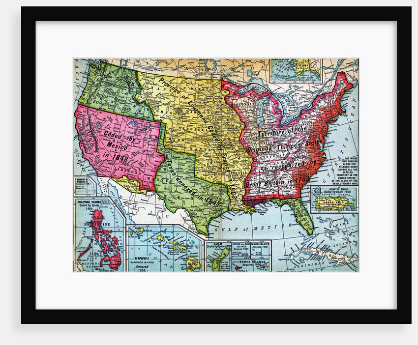 Map of United States Expansion by Anonymous