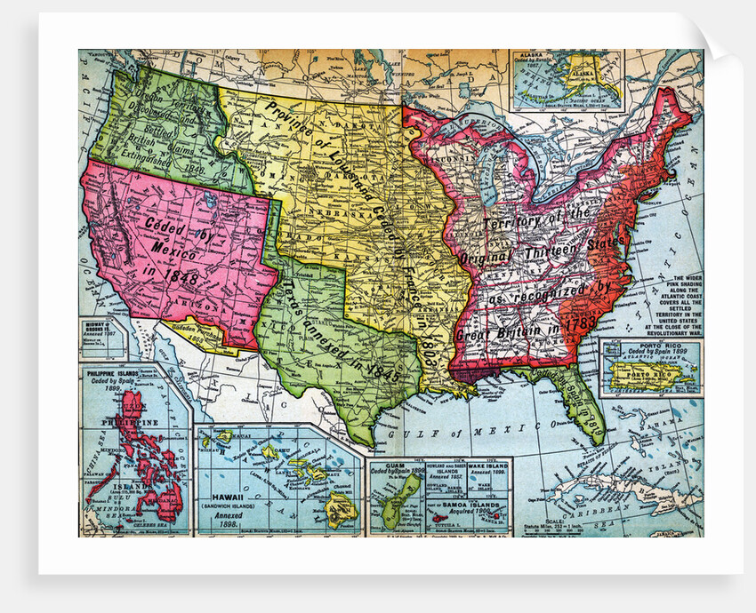 Map of United States Expansion by Anonymous