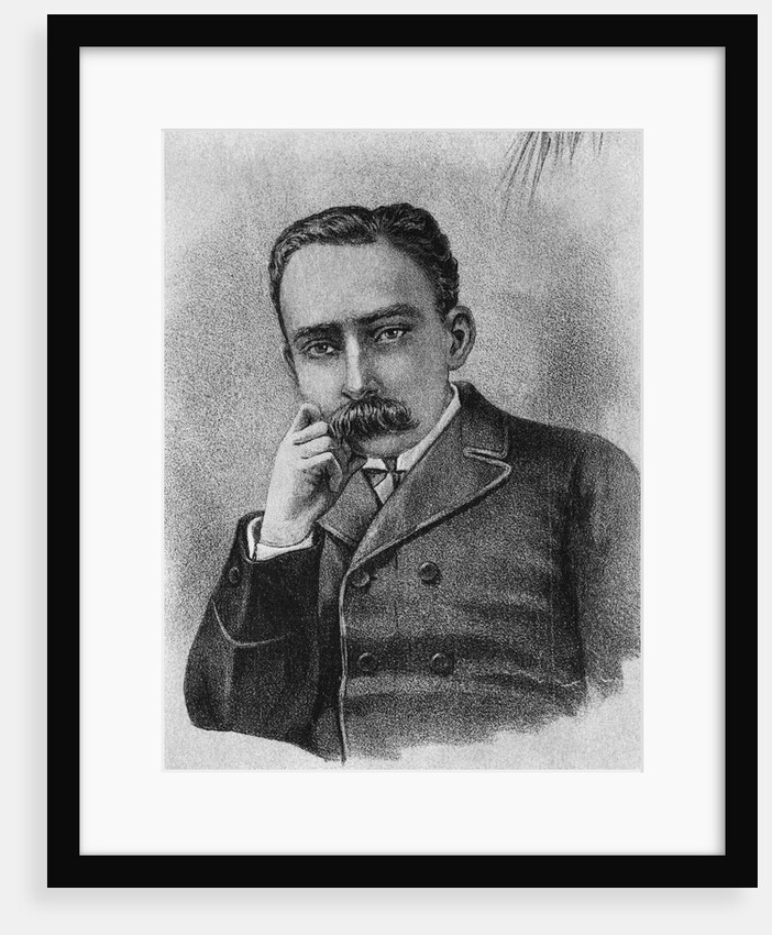 Lithograph; Jose Marti Cuban Patriot by Anonymous