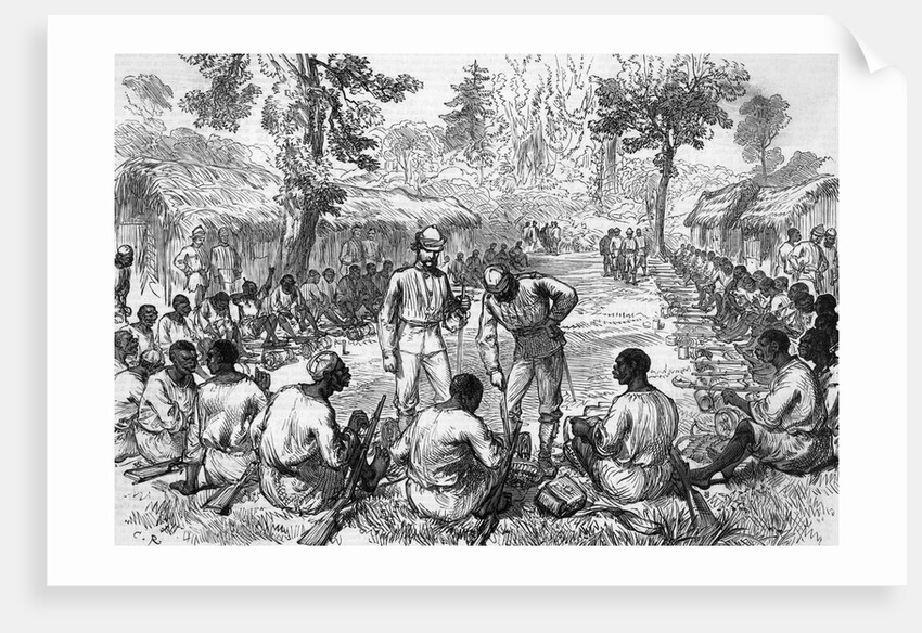 Scene From The Ashanti War  - Illus by Anonymous