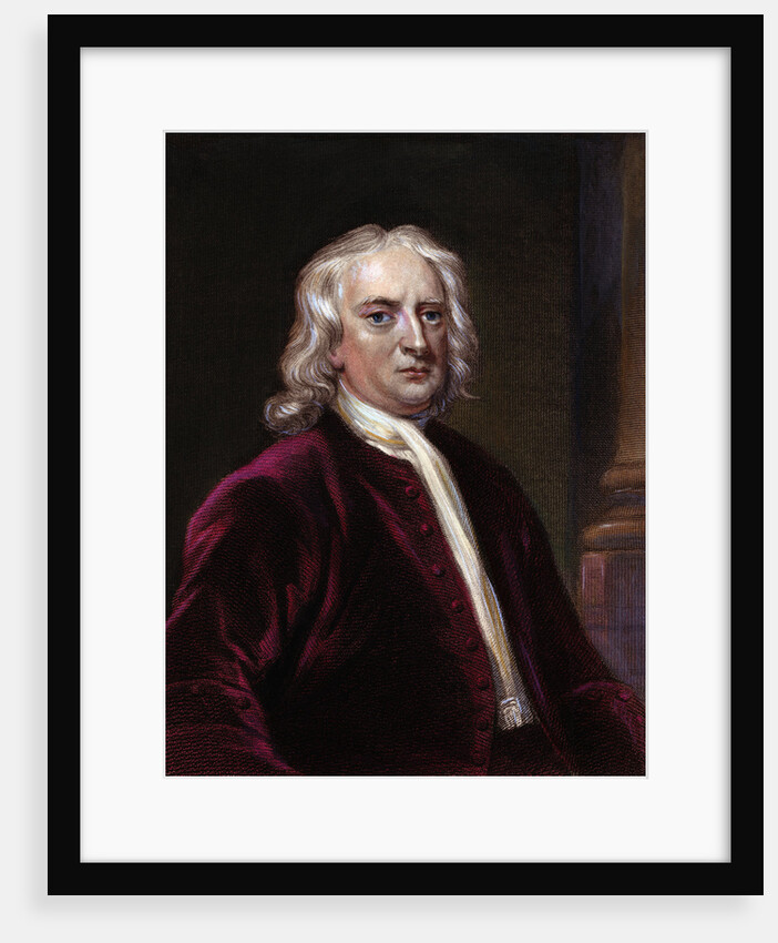 Portrait of Sir Isaac Newton by Edward Scriven