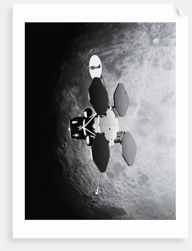 Orbital Camera above Moon by Anonymous