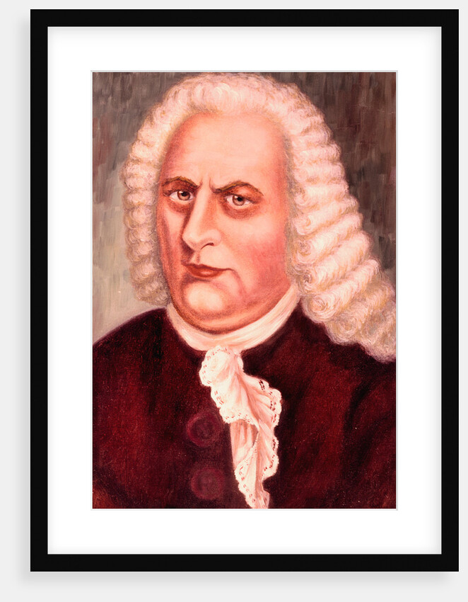 Johannes Sebastian Bach; Painting by Anonymous