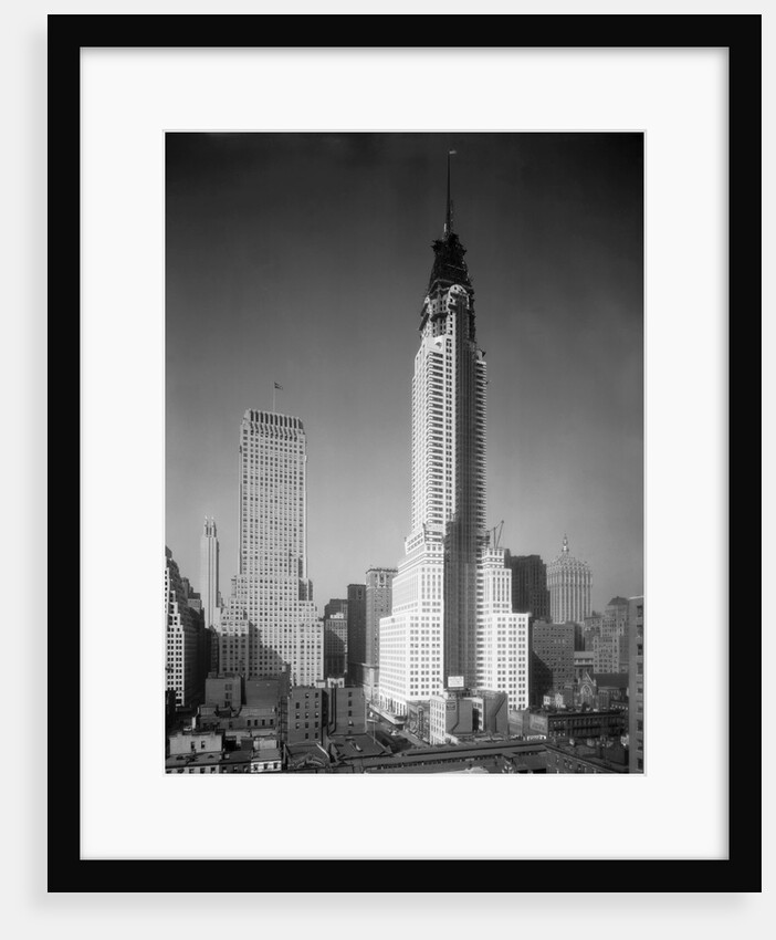 Chrysler Building Under Construction by Anonymous