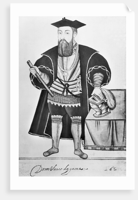 Illustration Of Vasco Da Gama by Anonymous