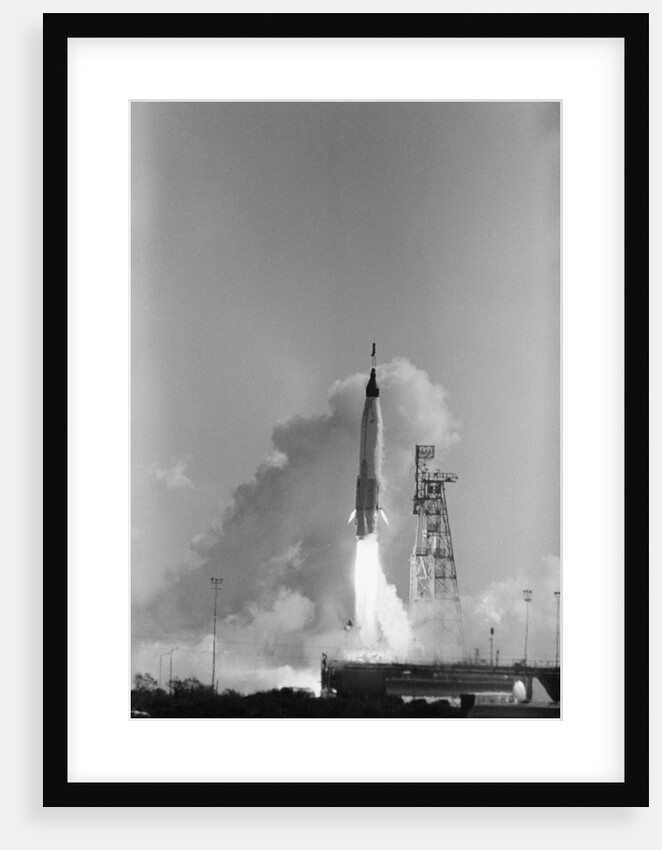 Mercury-Atlas 6 Launches W/Smoke Cloud by Anonymous