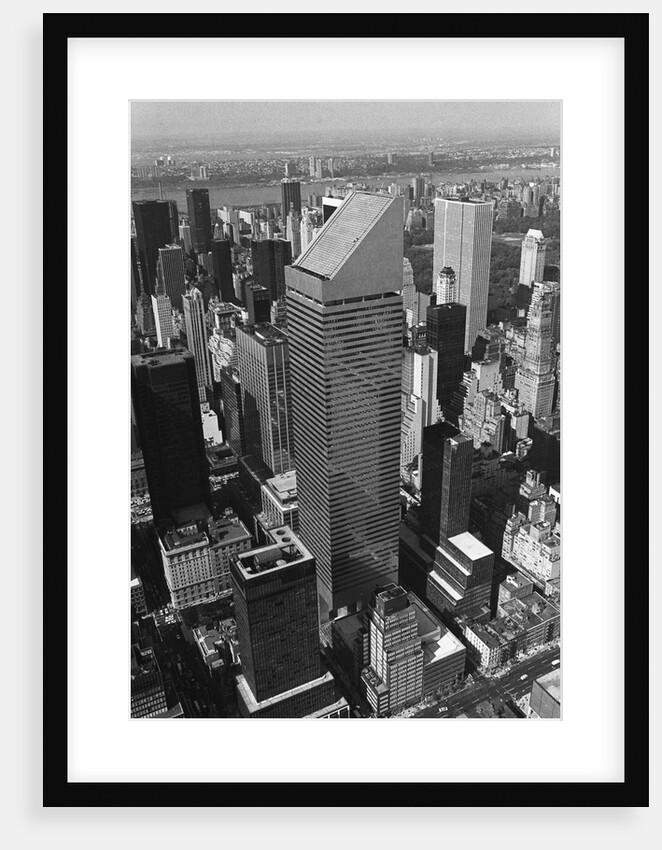 Aerial View of Manhattan Skycrapers by Anonymous