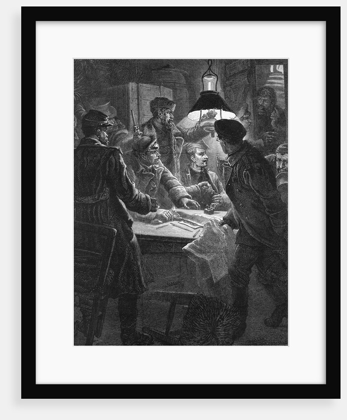 Russian Nihilist Conspirators/Engraving by Anonymous