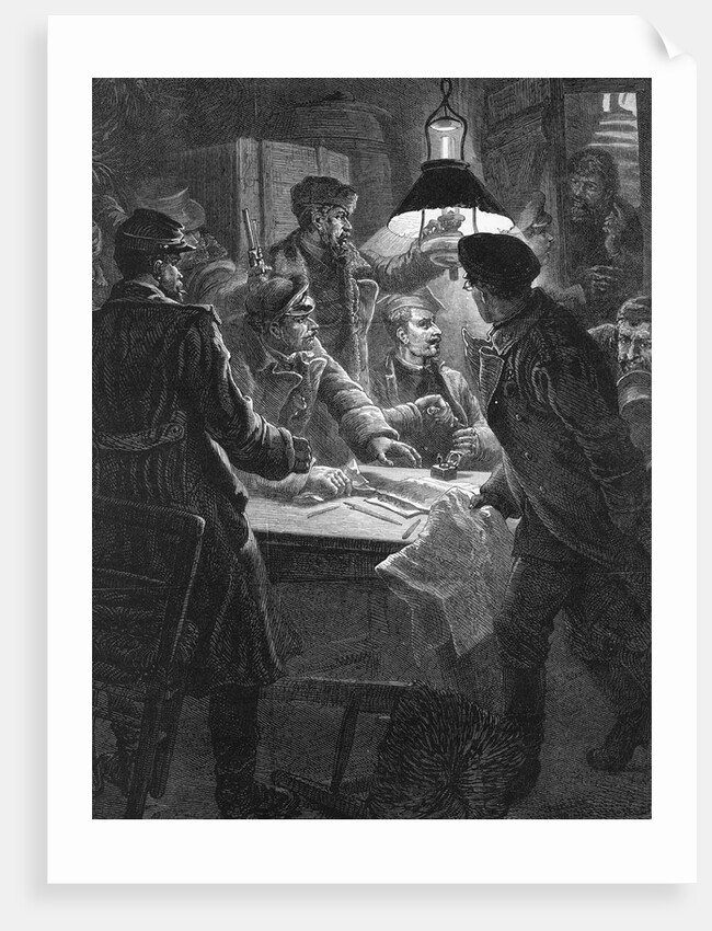 Russian Nihilist Conspirators/Engraving by Anonymous