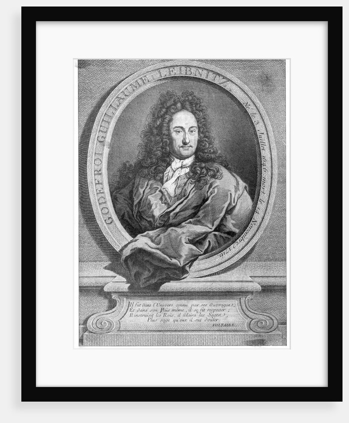 Bust Of Baron Gottfried Wilhelm Leibniz by Anonymous