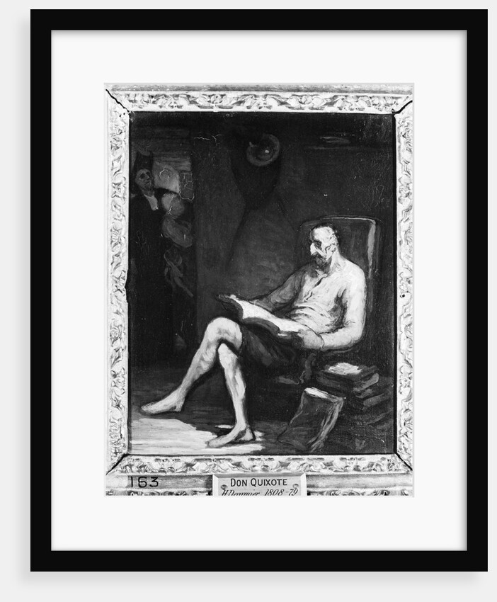 Don Quixote Reading A Novel/Painting by Anonymous