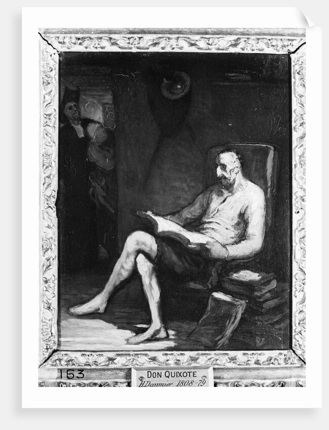 Don Quixote Reading A Novel/Painting by Anonymous